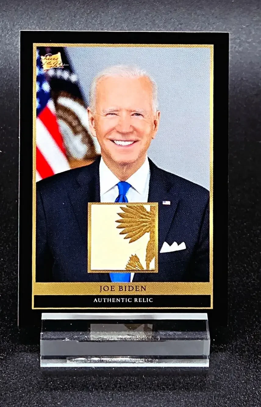 Authentic Joe Biden from the Desk of the President Relic Card Rare